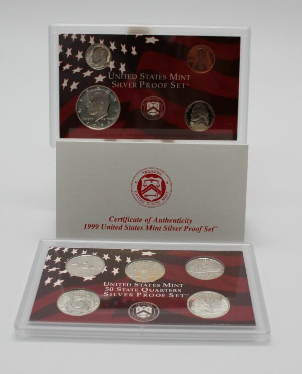 1999 - S Delaware State Quarter directly from a 1999 Proof Set!